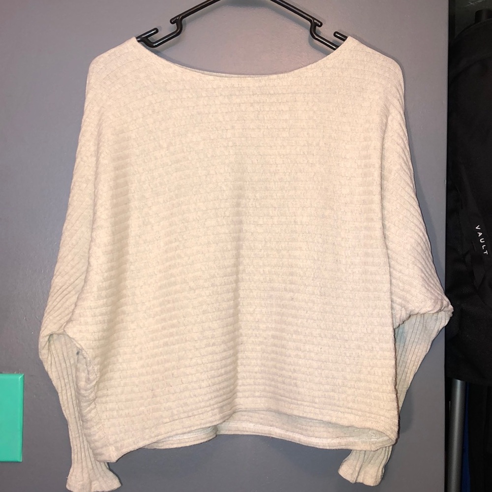 Nude comfortable sweater